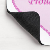 Proud tante Mousepad, Roze Muismat (Hoek)