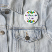 Proud tante ronde button 5,7 cm (In situ)