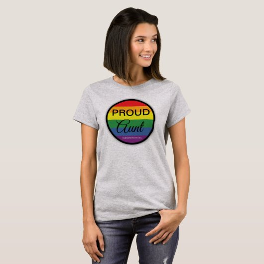 Proud tante T-shirt (Voorkant volledig)