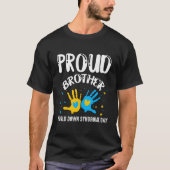 Proud Tante World Down Syndroom Bewustzijn Familie T-shirt (Voorkant)