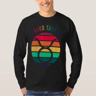 Proud Taurus Symbol Lgbetq Astrology Zodiac Sign H T-shirt
