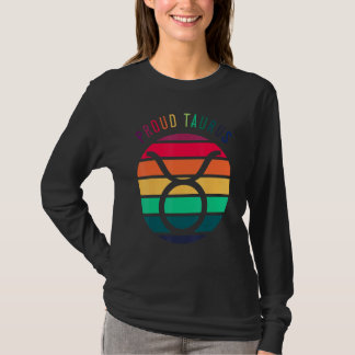 Proud Taurus Symbol Lgbetq Astrology Zodiac Sign H T-shirt