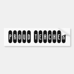 Proud Teacher Bumpersticker