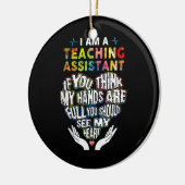 Proud Teaching Assistant Keramisch Ornament (Links)
