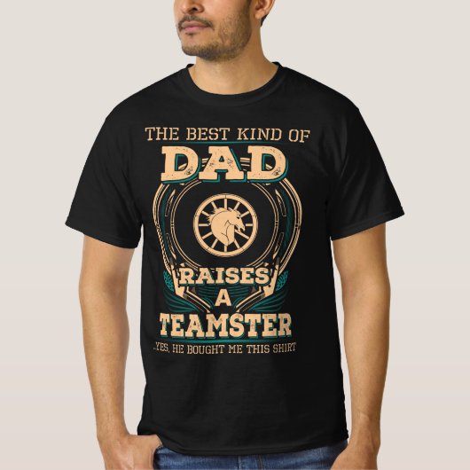 Proud Teamster's vader T-shirt (Voorkant)