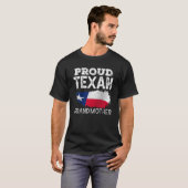 Proud Texan Grandmoeder Patriotic Texas Pride Cute T-shirt (Voorkant volledig)