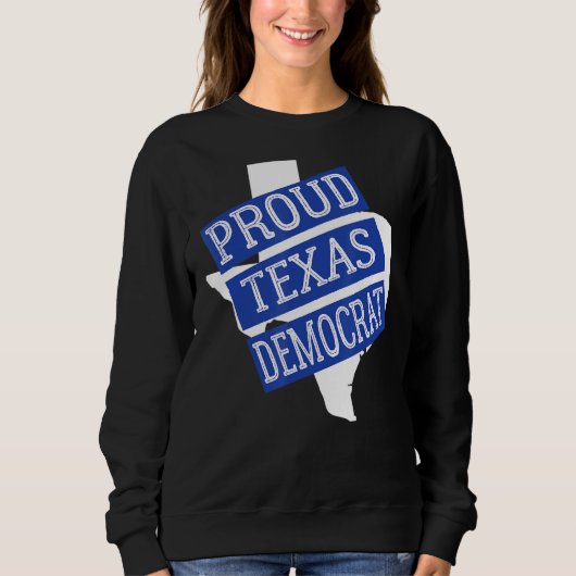 Proud Texas Democraat Trui (Voorkant)