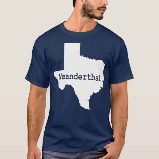 Proud Texas Neanderthal T-shirt (Voorkant)