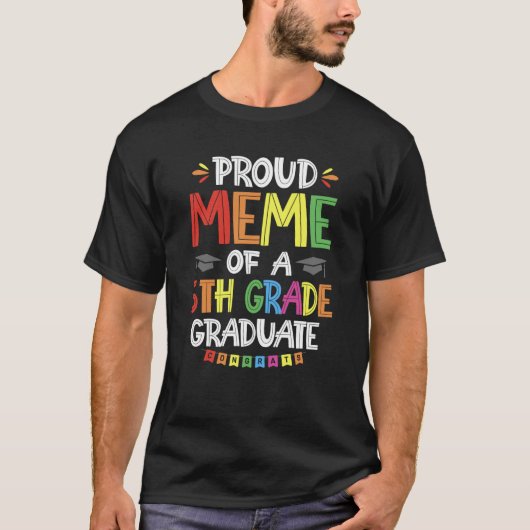 Proud-thema van een klasse van het Afstuderen van  T-shirt (Voorkant)