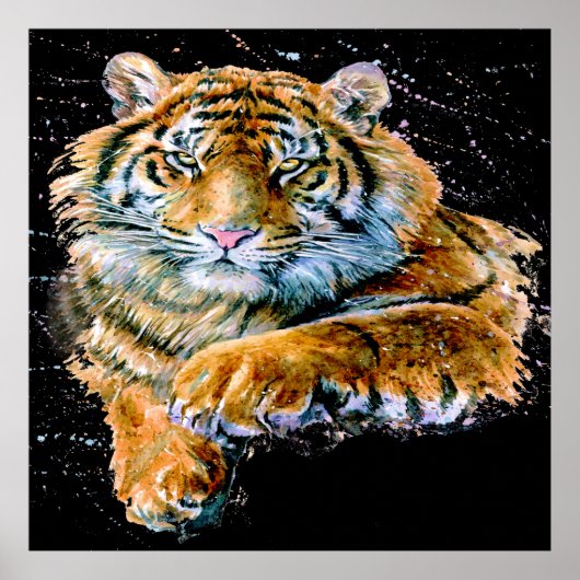 PROUD TIGER Poster (Voorkant)