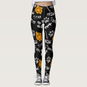 Proud Tiger Tamer Black Leggings (Voorkant)