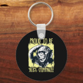 Proud To Be 988 Chimpanzee 2 Sleutelhanger (Voorkant)