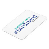 Proud to be a bird nerd magneet (Linkerzijde)