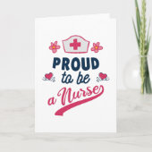 Proud to be a Nurse Kaart (Voorkant)