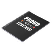 Proud to Be a Teacher – Creative Typography Notitieboek (Linkerzijde)