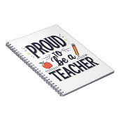 Proud to Be a Teacher – Playful Typography Notitieboek (Rechterzijde)