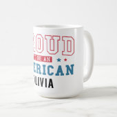 Proud to Be an American –Patriotic Citizenship Day Koffiemok (Voorkant rechts)