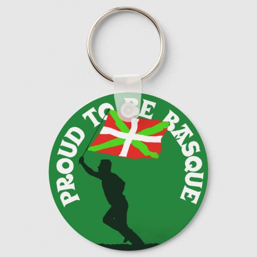 "Proud to be Basque" Sleutelhanger (Voorkant)