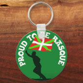 "Proud to be Basque" Sleutelhanger (Voorkant)