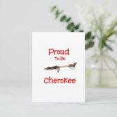 Proud to be Cherokee Briefkaart (Staand voorkant)