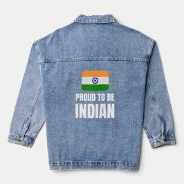 Proud to be Indian Denim Jacket