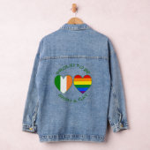 Proud to be Irish and Gay Denim Jacket (Hangar)