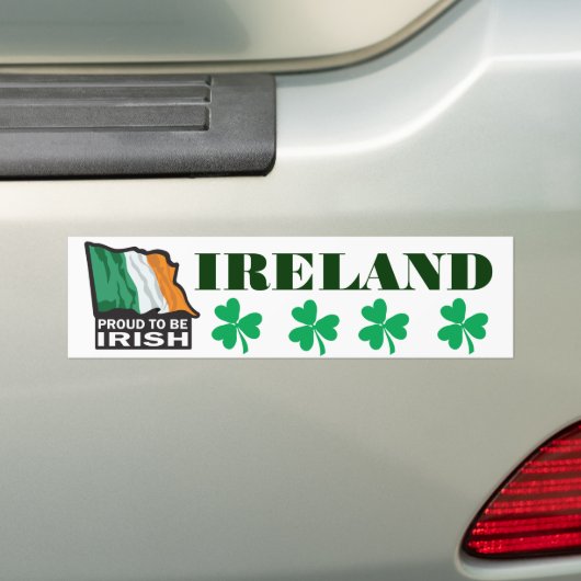 Proud-to-beIRISH Bumpersticker (Op auto)