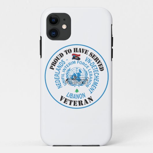 Proud to have served Libanon UNIFIL Case-Mate iPhone Case (Achterkant)