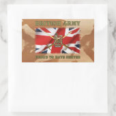 Proud to have served......UK Rechthoekige Sticker (Tas)