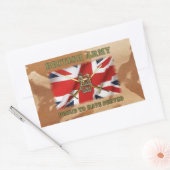 Proud to have served......UK Rechthoekige Sticker (Envelop)