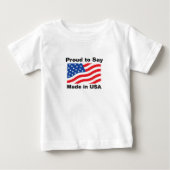 "Proud to say, made in USA" Kinderteams (Voorkant)