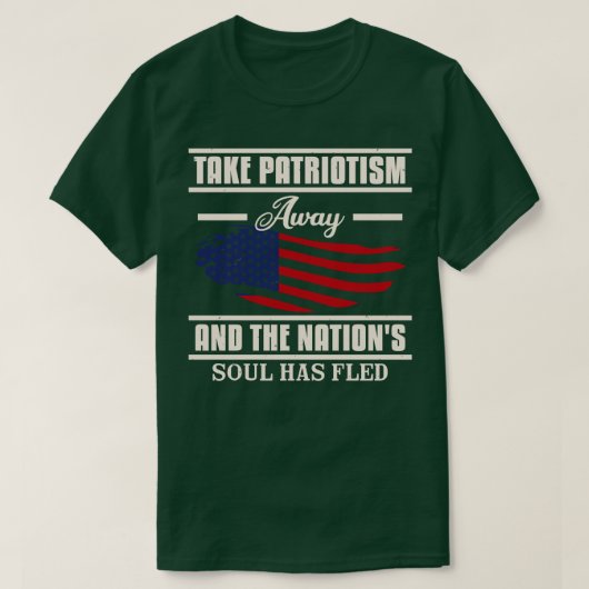 Proud tot Amerikaans patriot (1) T-shirt (Design voorkant)