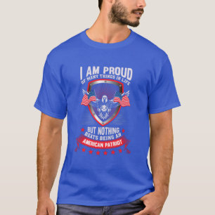 Proud tot Amerikaans Patriot Mannen T-Shirt