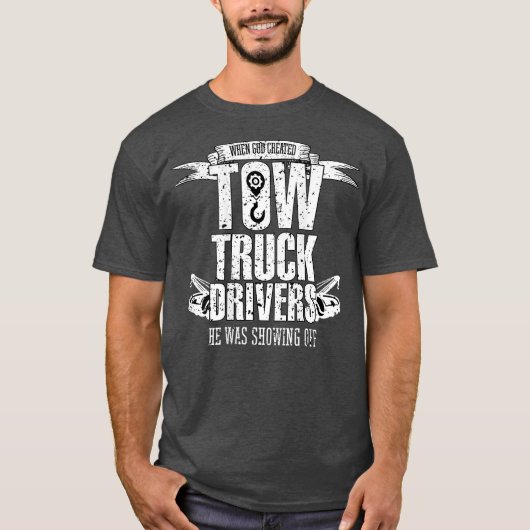 Proud Tow Truck Drivers T-shirt (Voorkant)