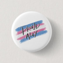 Proud Trans Ally-knop