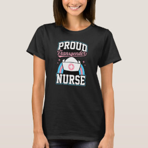 Proud transgender verpleegster geregistreerd Trans T-shirt
