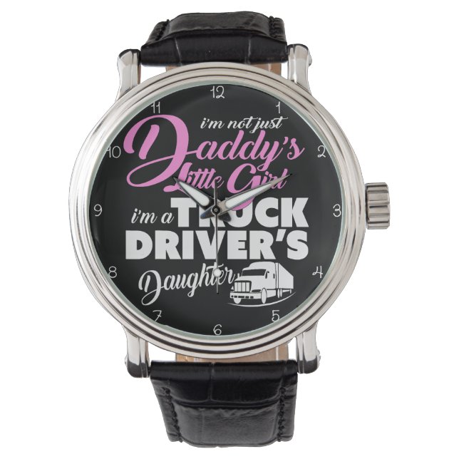 Proud Truck Driver's Daughter Horloge (Voorkant)
