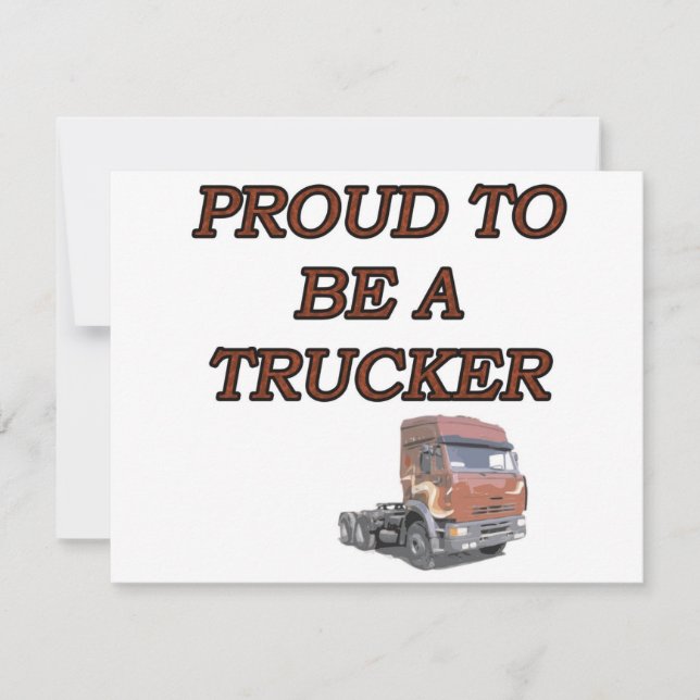 PROUD TRUCKER (Voorkant)
