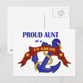 Proud Tunt van een Amerikaans zeeman Briefkaart (Voorkant / Achterkant)