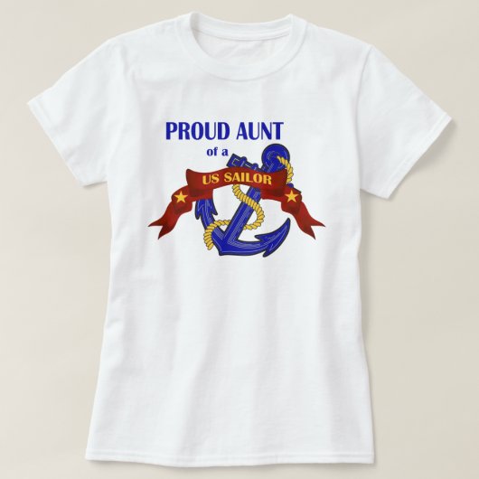 Proud Tunt van een Amerikaans zeeman T-shirt (Design voorkant)