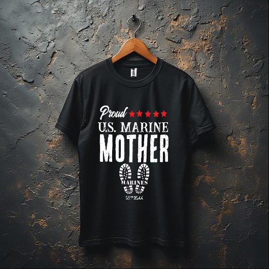 Proud U.S. Marine Customized Military T-Shirt