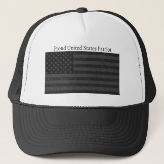 Proud U S Patriot Amerikaanse vlag Trucker Pet