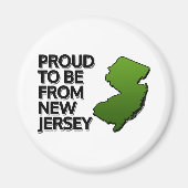 Proud uit New Jersey Magneet (Voorkant)