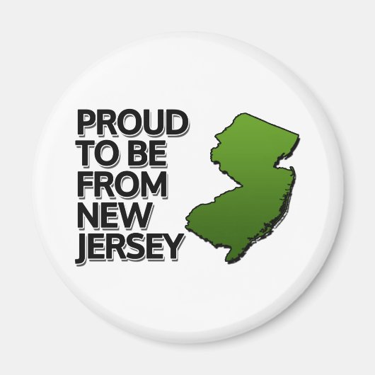Proud uit New Jersey Magneet (Voorkant)