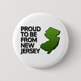 Proud uit New Jersey Ronde Button 5,7 Cm