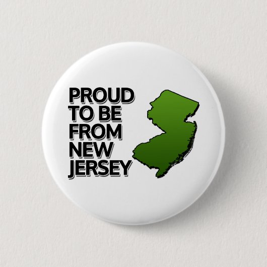 Proud uit New Jersey Ronde Button 5,7 Cm (Voorkant)