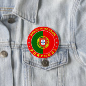 Proud uit Portugal Ronde Button 7,6 Cm (In situ)