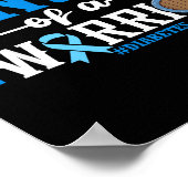 Proud Uncle Of A T1d Warrior Diabetes Awareness Ri Poster (Hoek)