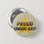 Proud Union Rep Ronde Button 5,7 Cm (Voorkant /achterkant)