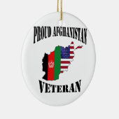 Proud US Afghanistan Veteran Keramisch Ornament (Rechts)